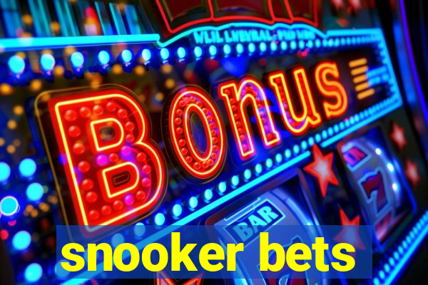 snooker bets