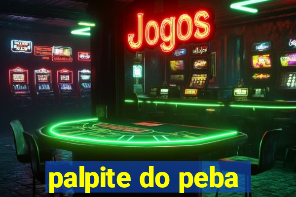 palpite do peba