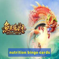 nutrition bingo cards