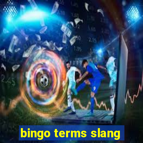 bingo terms slang