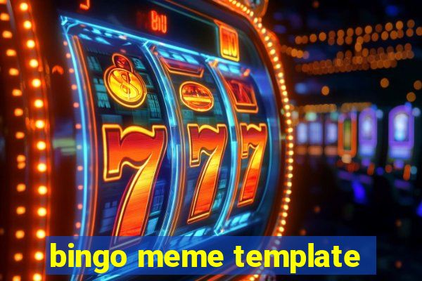 bingo meme template