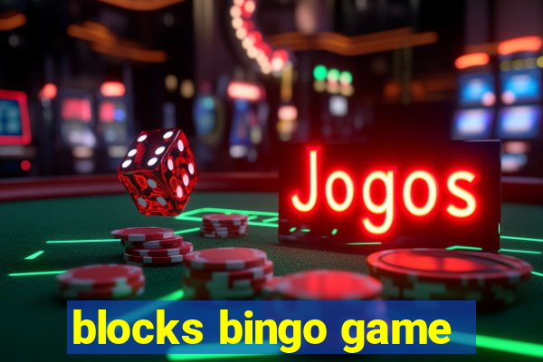 blocks bingo game