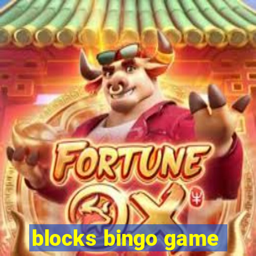 blocks bingo game