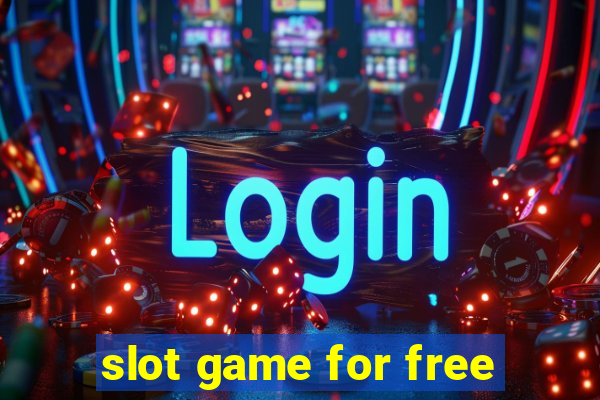 slot game for free