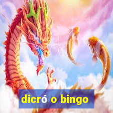 dicró o bingo