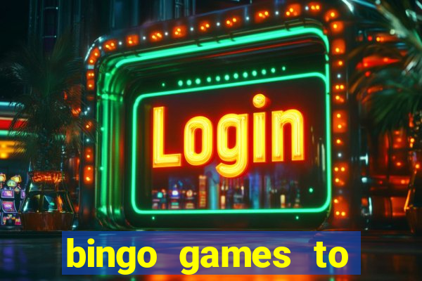 bingo games to play for free