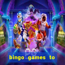 bingo games to play for free