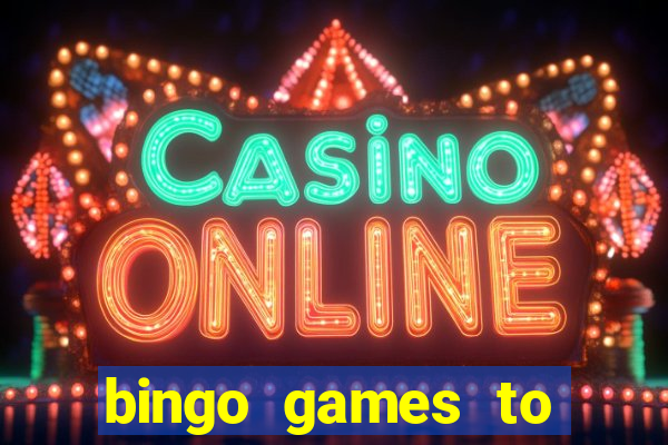 bingo games to play for free