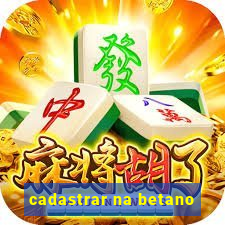 cadastrar na betano