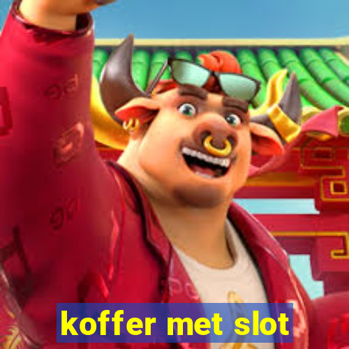 koffer met slot