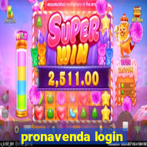 pronavenda login