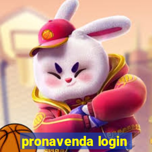 pronavenda login