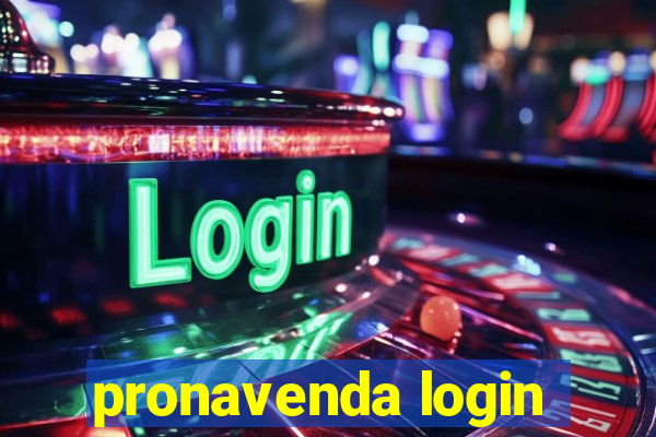 pronavenda login