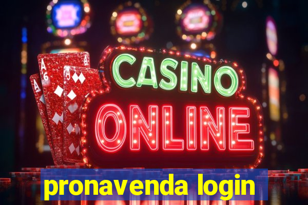 pronavenda login