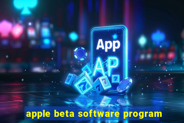 apple beta software program