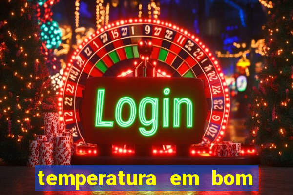 temperatura em bom jesus da lapa