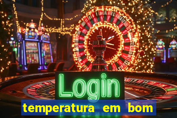 temperatura em bom jesus da lapa