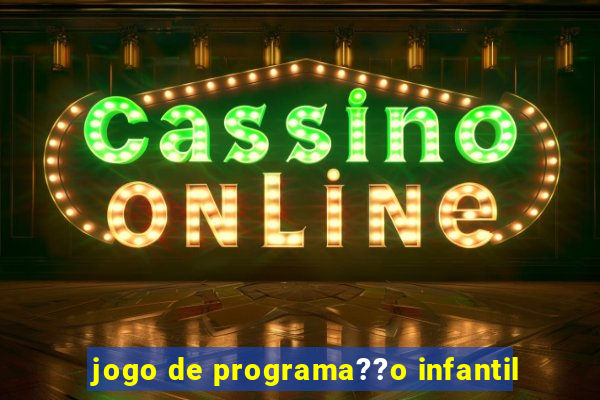 jogo de programa??o infantil