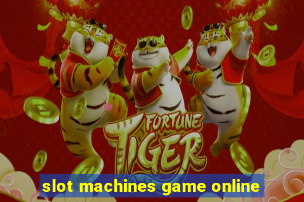 slot machines game online