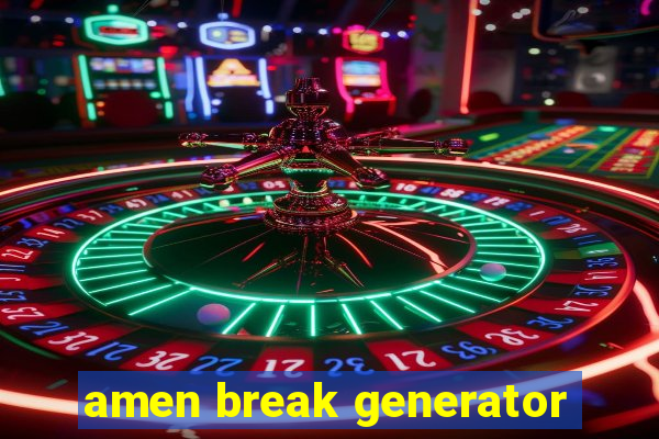 amen break generator