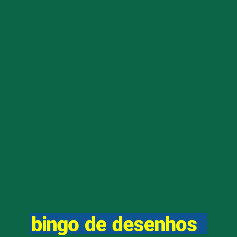 bingo de desenhos