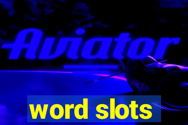 word slots