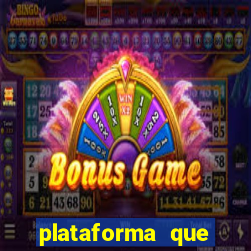 plataforma que jogar com b?nus