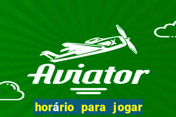 horário para jogar fortune dragon