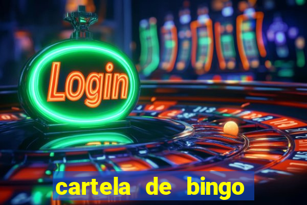 cartela de bingo da noiva para imprimir