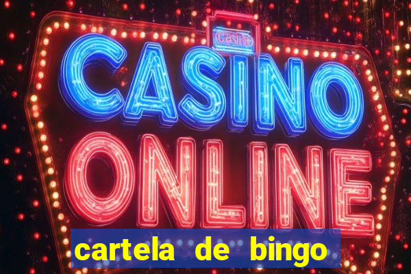 cartela de bingo da noiva para imprimir