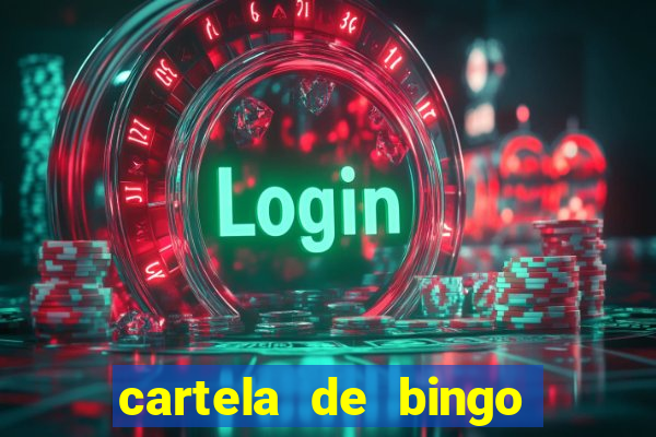 cartela de bingo da noiva para imprimir