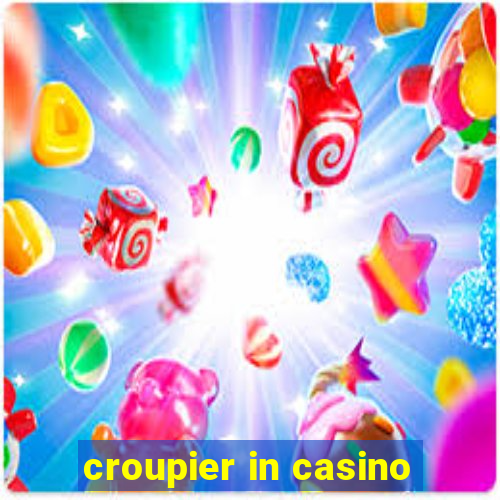 croupier in casino