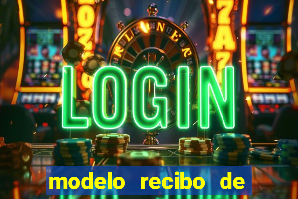 modelo recibo de pagamento autonomo