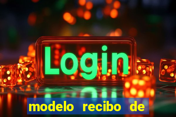 modelo recibo de pagamento autonomo