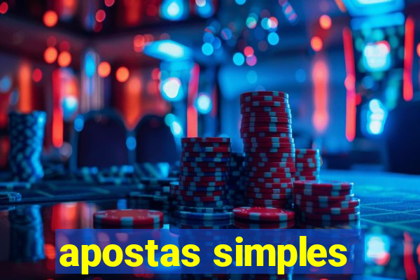 apostas simples