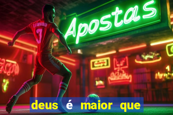 deus é maior que altos e baixos tatuagem