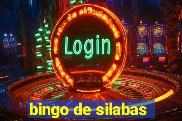 bingo de silabas