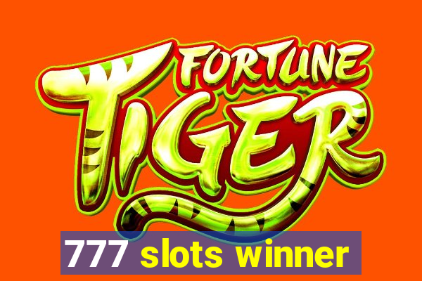 777 slots winner