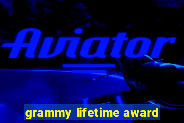 grammy lifetime award