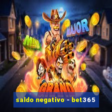 saldo negativo - bet365