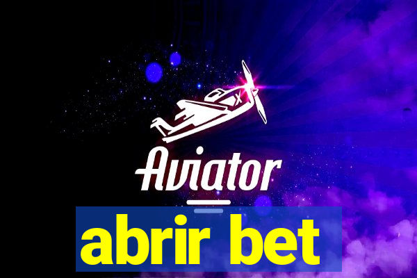 abrir bet