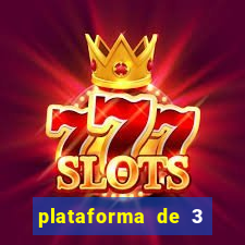 plataforma de 3 reais slots