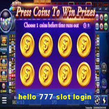 hello 777 slot login