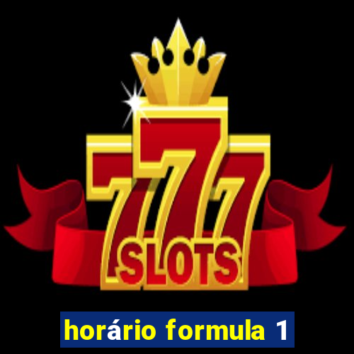 horário formula 1