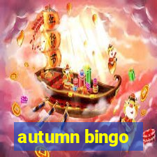 autumn bingo