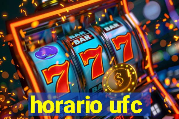 horario ufc