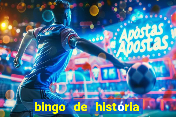 bingo de história 6 ano