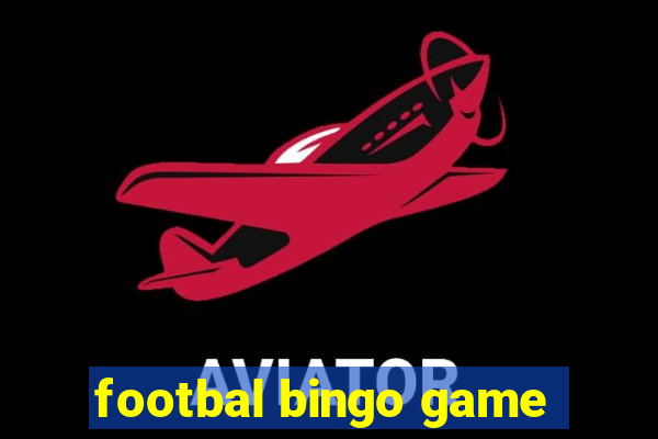 footbal bingo game