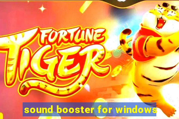 sound booster for windows