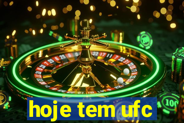 hoje tem ufc